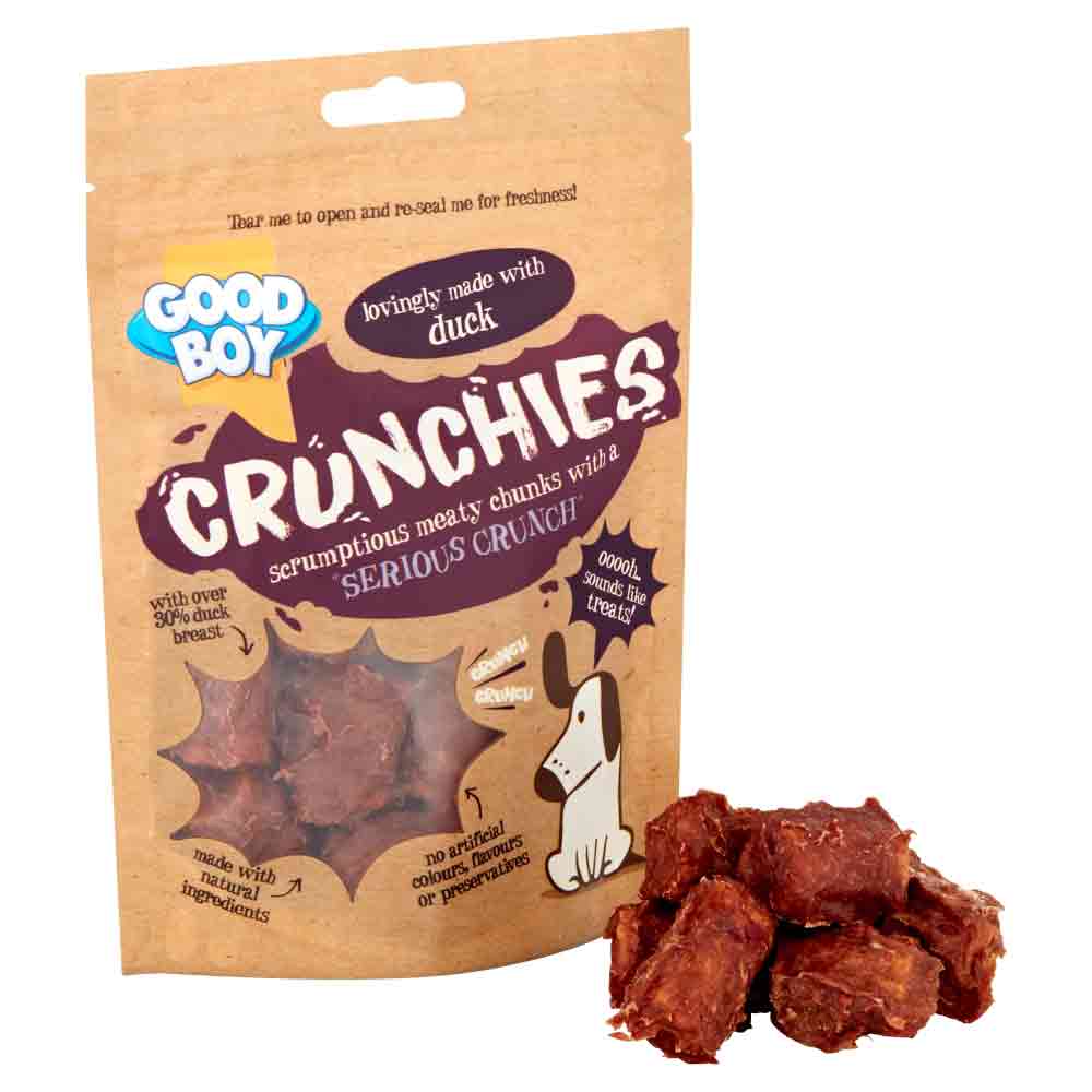 Good Boy Crunchies Dog Treats - Duck - 60g