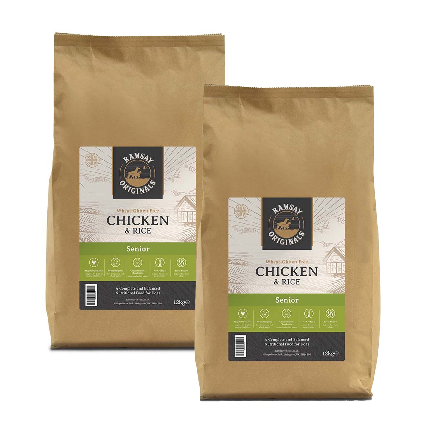Ramsay Originals Senior Dry Dog Food - Chicken & Rice