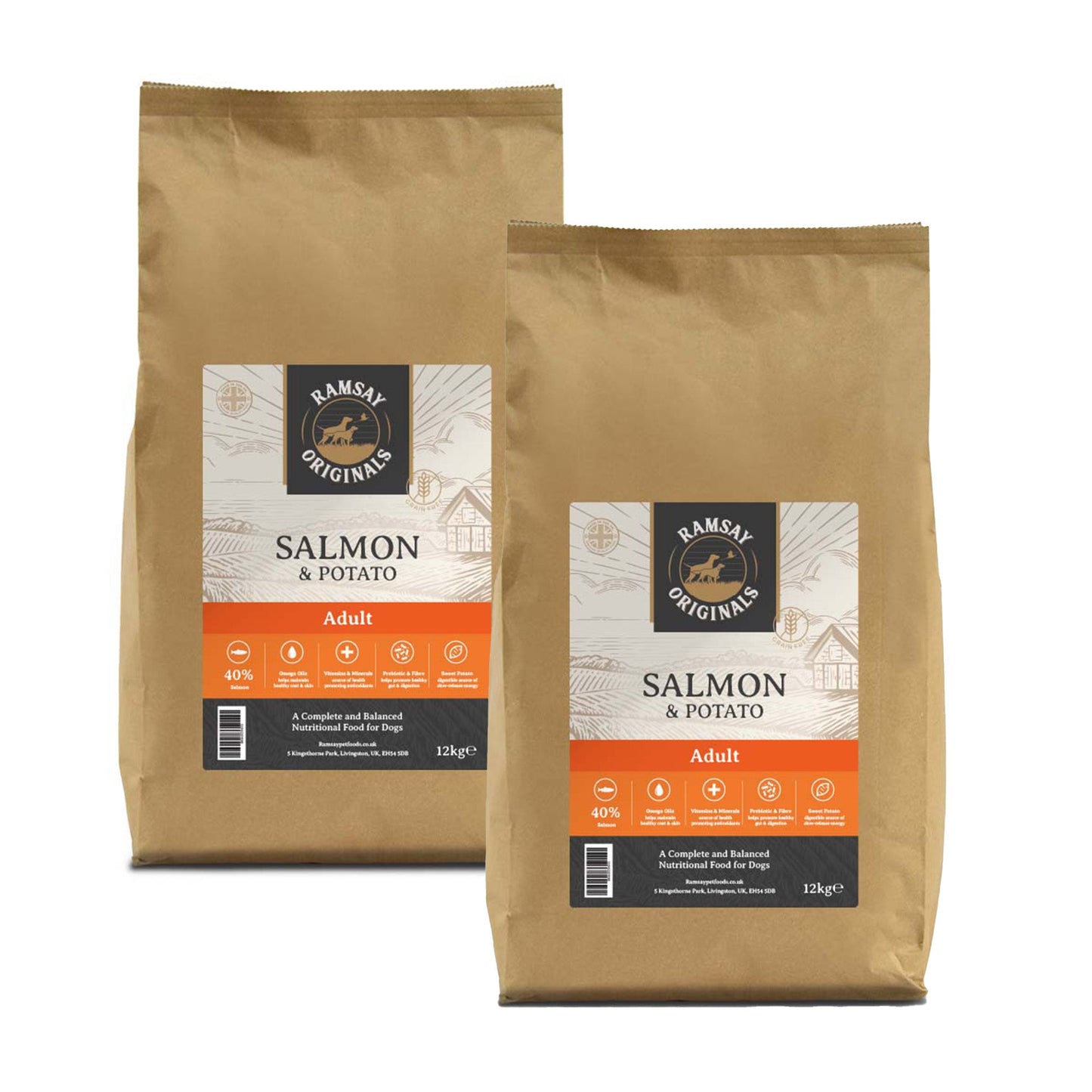 Ramsay Originals Grain Free Adult Dry Dog Food - Salmon & Potato