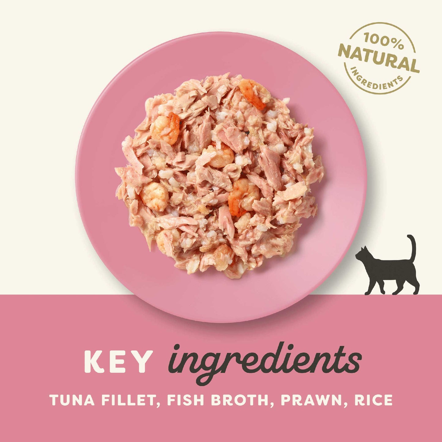 Applaws Adult Wet Cat Food in Broth - Tuna Fillet & Prawn - 24x70g Cans