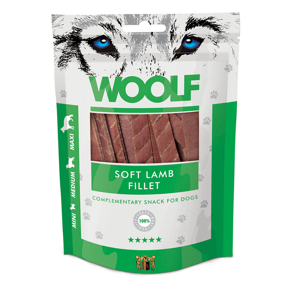 Woolf Soft Lamb Fillet Dog Snacks - 100g