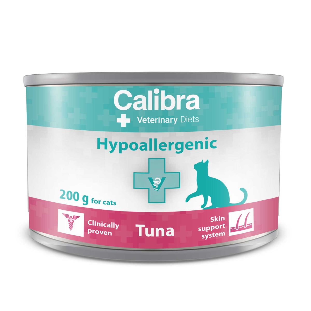 Calibra Veterinary Diet Hypoallergenic Adult Wet Cat Food - Tuna - 6x200g cans