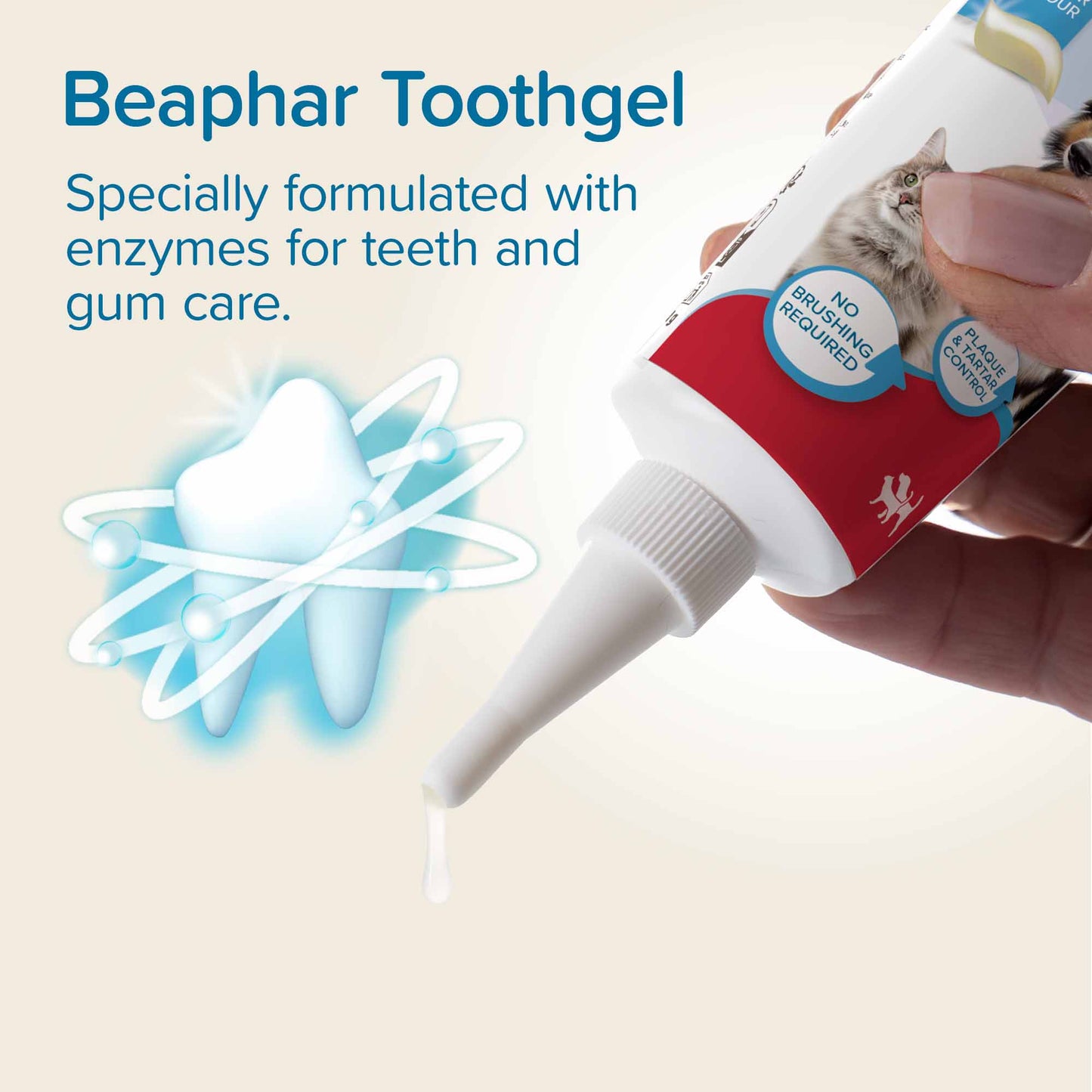 Beaphar Liver Flavoured Tooth Gel for Cats & Dogs - 100g