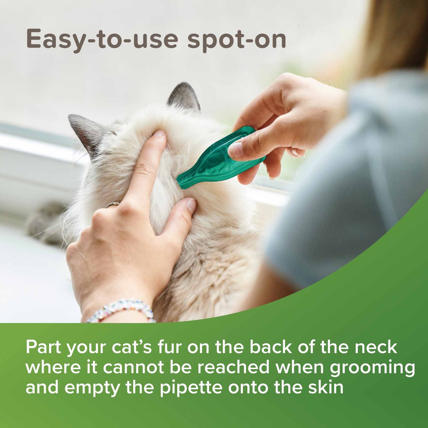 Beaphar VETOpure Flea Spot-On Repellent for Cats - 6x1ml Pipettes