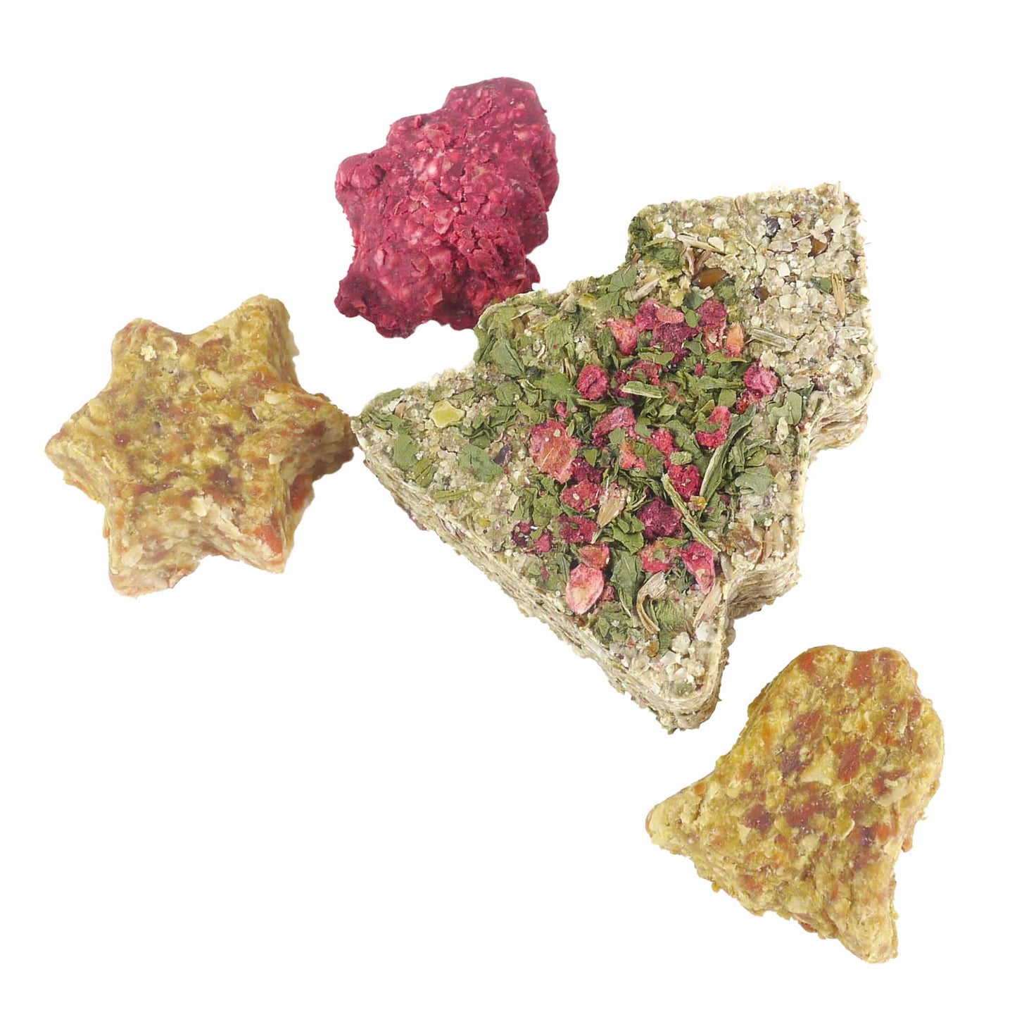 Rosewood Naturals Festive Cookies Forage Treat Tray for Small Animals