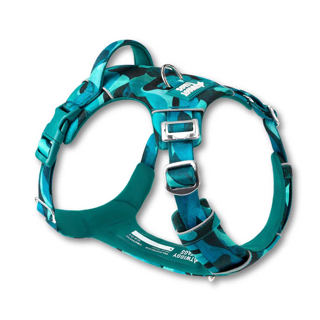 Twiggy Tags Lagoon Adventure 2.0 Dog Harness