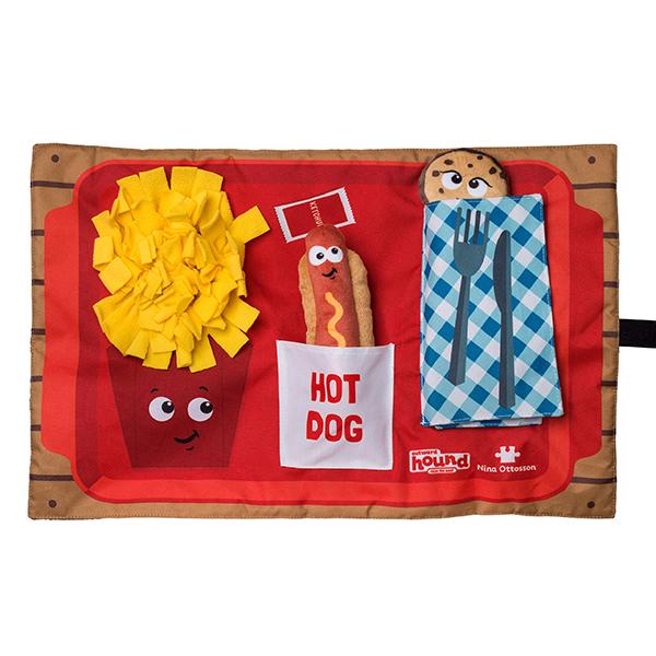 Nina Ottosson Interactive Dog Activity Matz - Fast Food Fun Mat