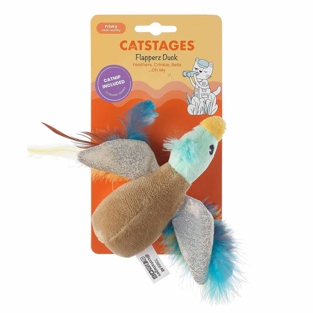 Nina Ottosson Catstages Flapperz Duck Cat Toy