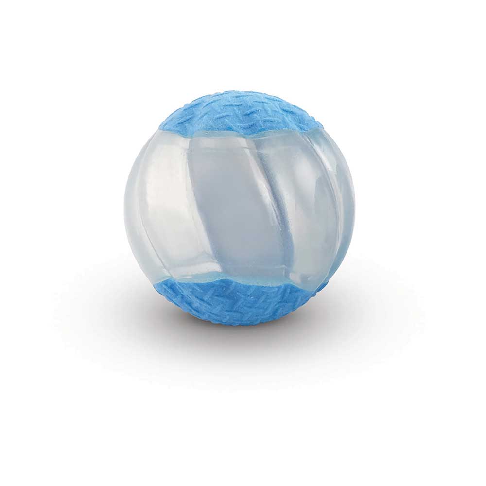 Zeus DUO Ball Dog Toy with Squeaker & Glow - Small - 2 Pack