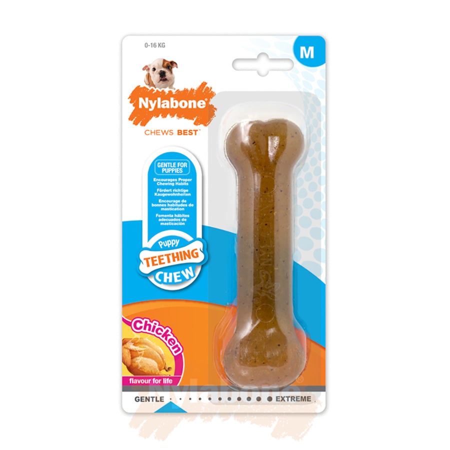 Nylabone Chicken Puppy Bone - Medium