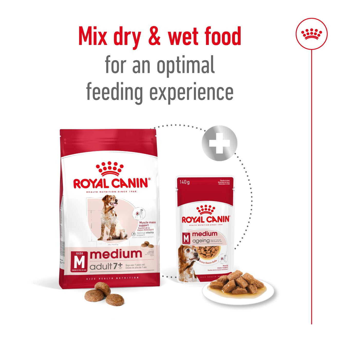 Royal Canin Size Health Nutrition Medium 7+ Mature Dry Dog Food