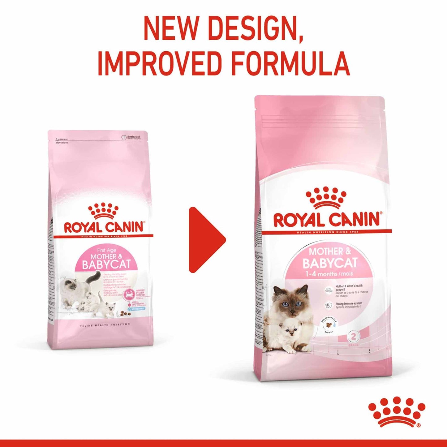 ROYAL CANIN Feline Health Nutrition Mother & Babycat Adult & Kitten Dry Food