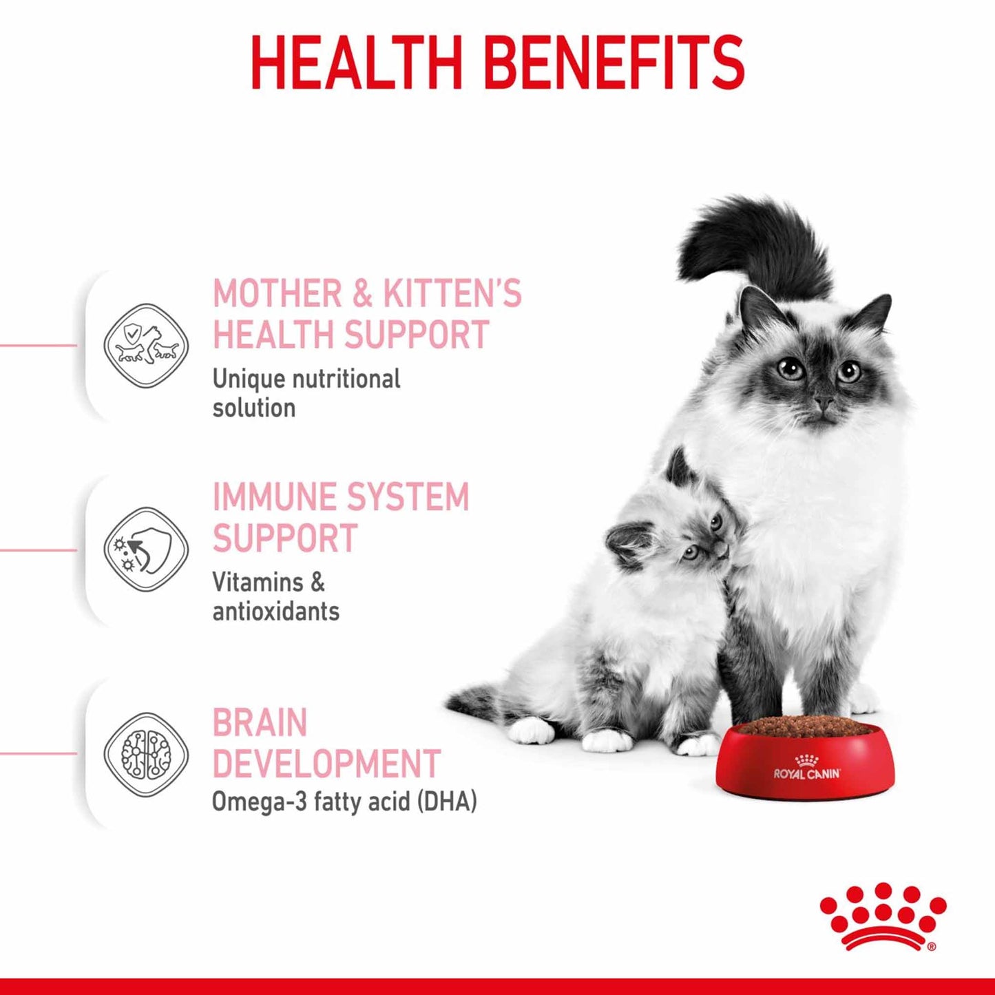 ROYAL CANIN Feline Health Nutrition Mother & Babycat Adult & Kitten Dry Food