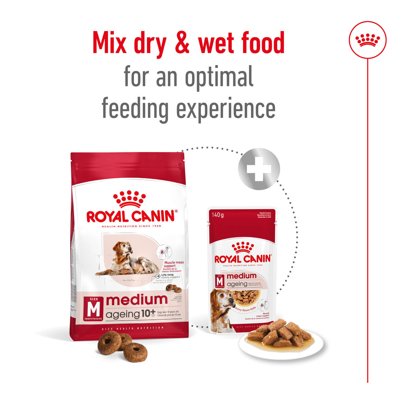 Royal Canin Size Health Nutrition Medium Ageing 10+ Mature Dry Dog Food