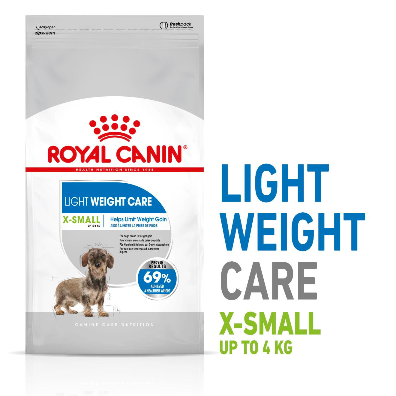 Royal Canin Size Health Nutrition X-Small Light Weight Care Adult Dry Dog Food