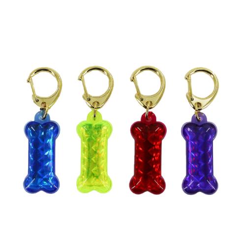 Reflective Bone Shaped ID Dog Tag