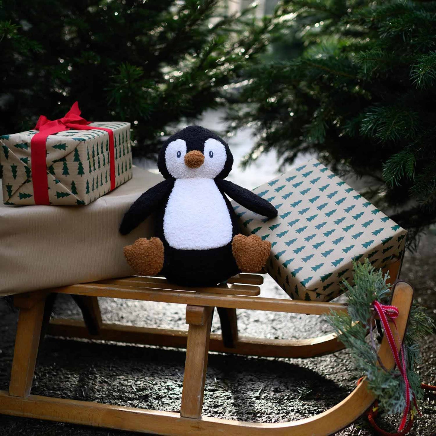 Rosewood Tufflove Penguin Dog Toy - Medium