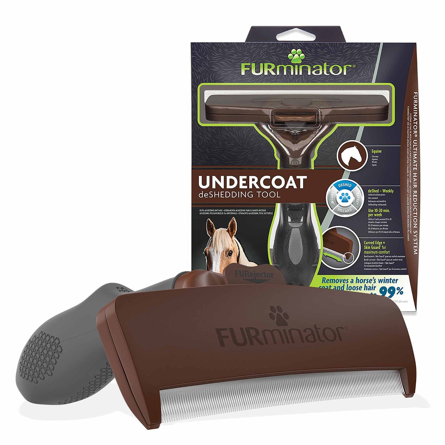 FURminator Undercoat deShedding Tool for Equine