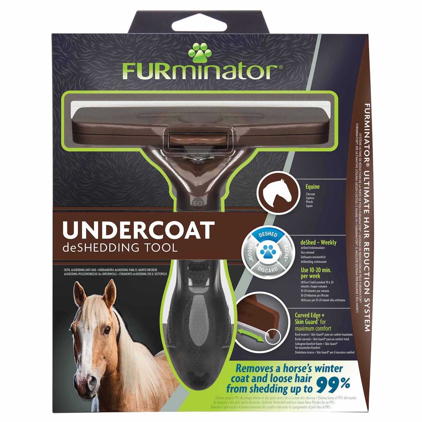 FURminator Undercoat deShedding Tool for Equine