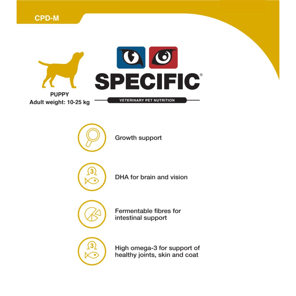 Dechra Specific CPD-M Puppy Medium Breed Dry Dog Food