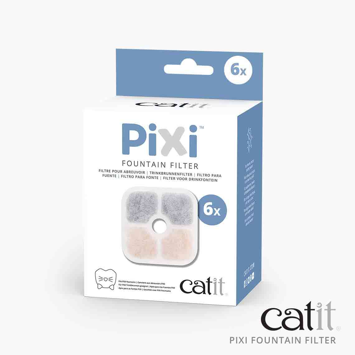 Catit Pixi Cartridge 6 Pack for Catit Pixi Smart Fountain