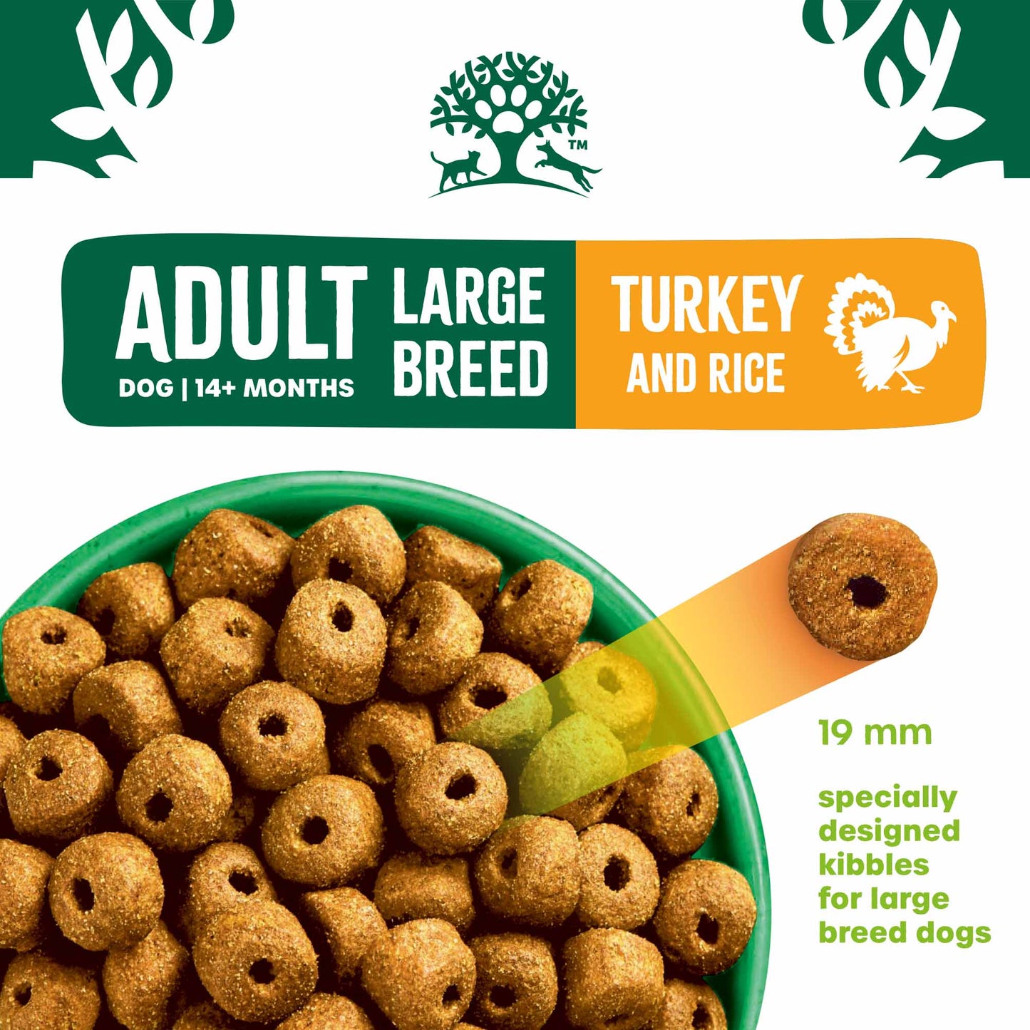 James Wellbeloved Large Breed Adult Dog Food - Turkey & Rice