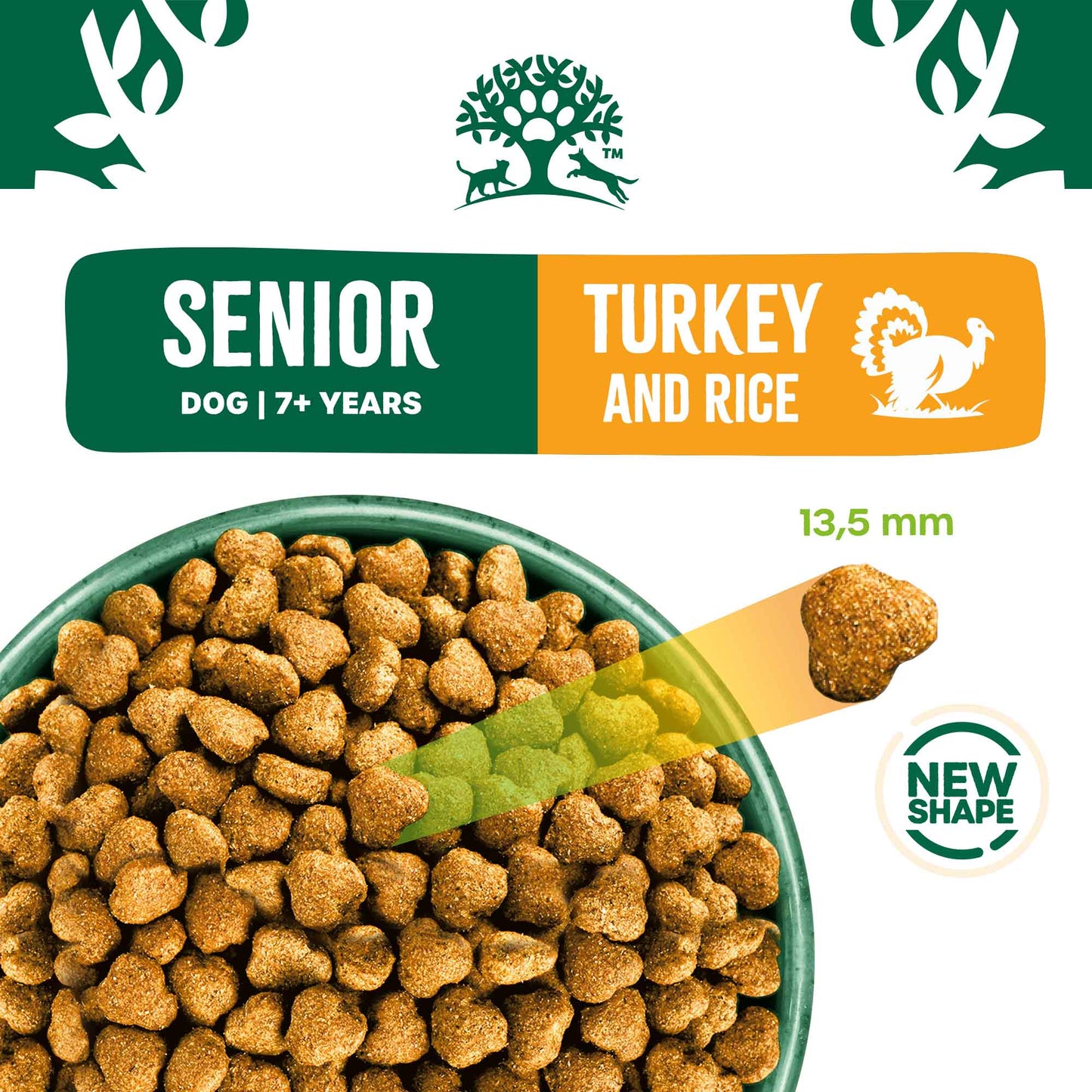 James Wellbeloved Senior Dry Dog Food - Turkey & Rice
