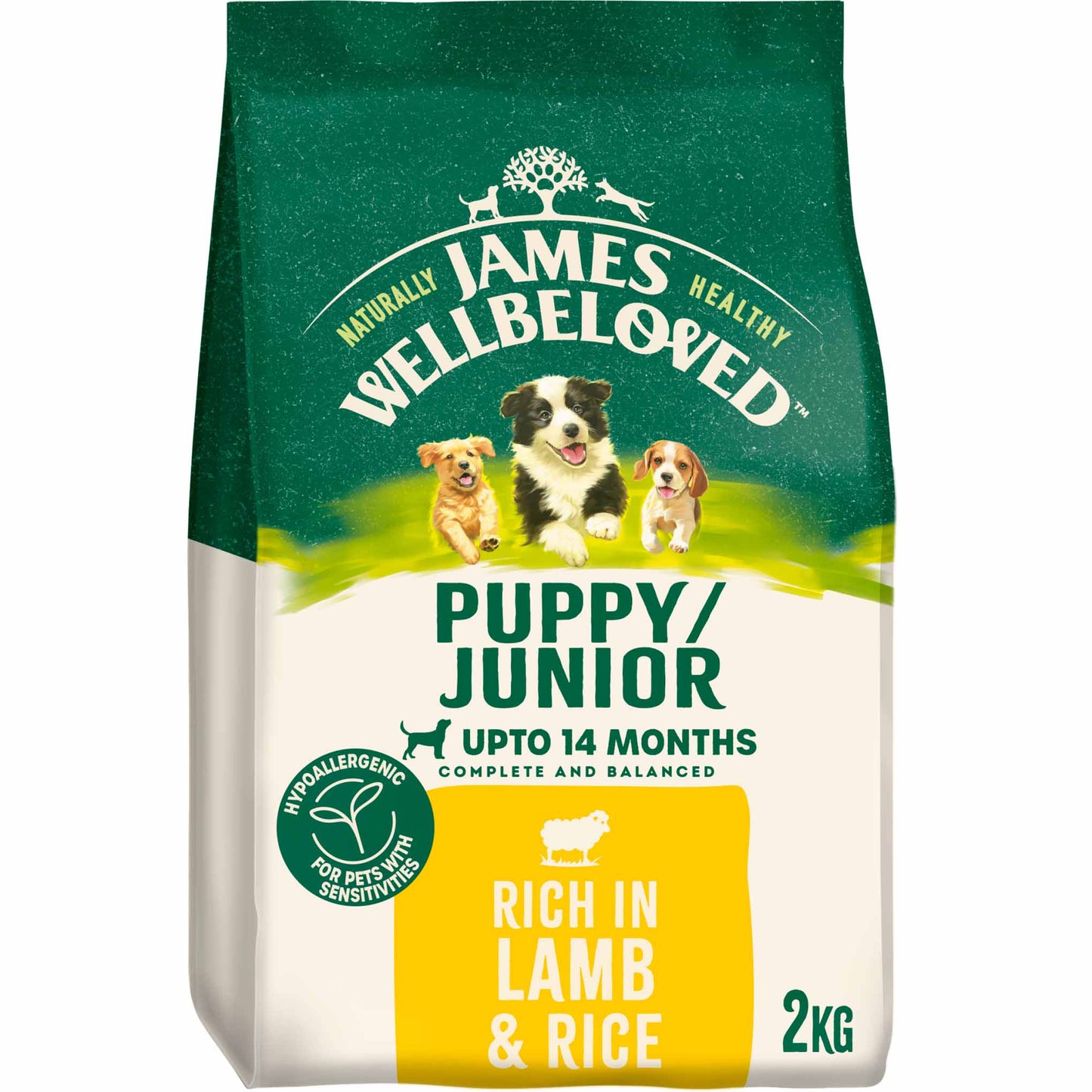 James Wellbeloved Puppy Dry Dog Food - Lamb & Rice