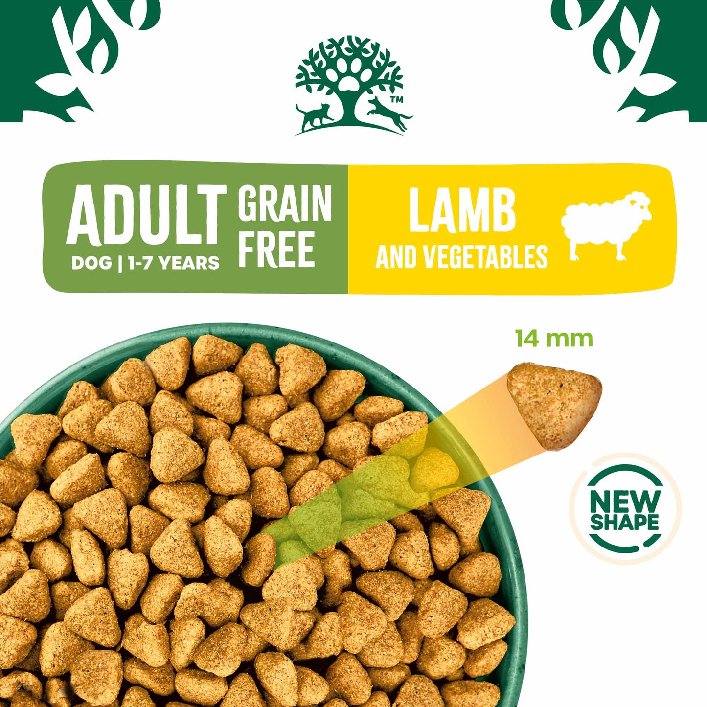 James Wellbeloved Grain Free Adult Dry Dog Food - Lamb & Veg