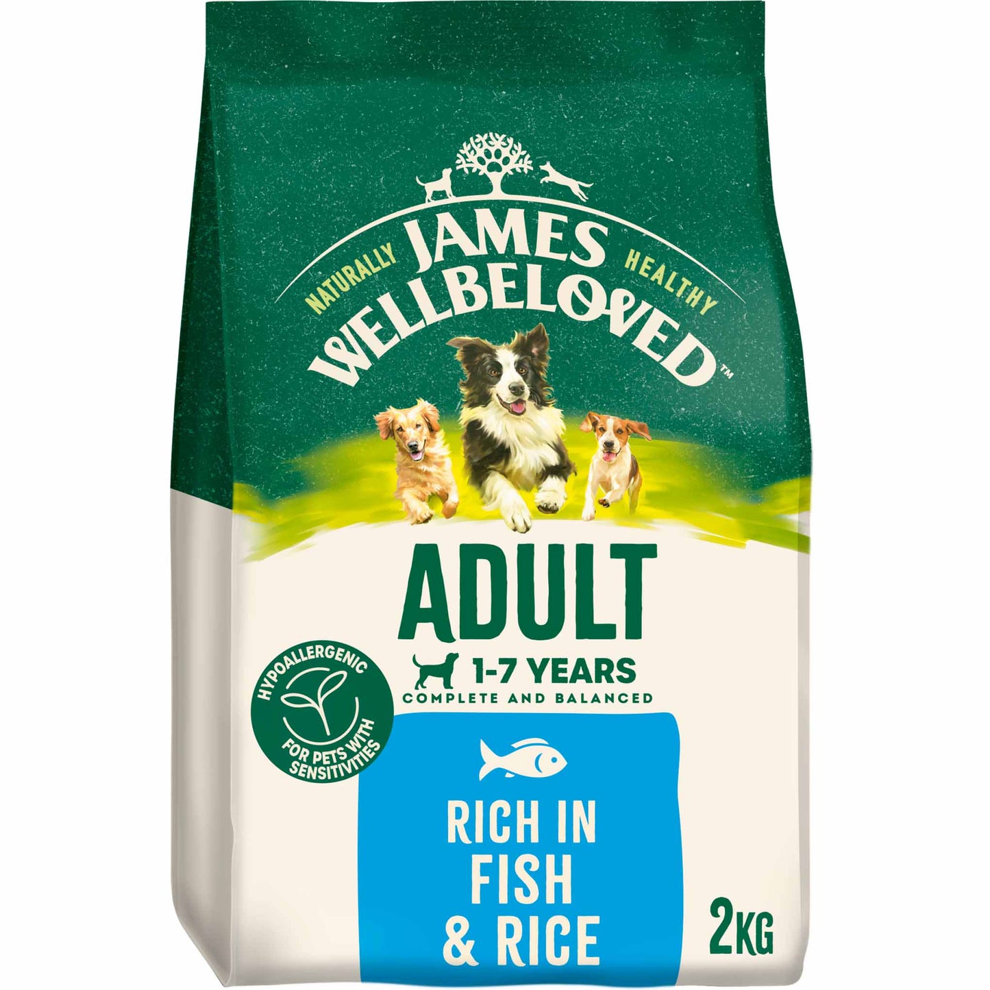James Wellbeloved Adult Dry Dog Food - Fish & Rice