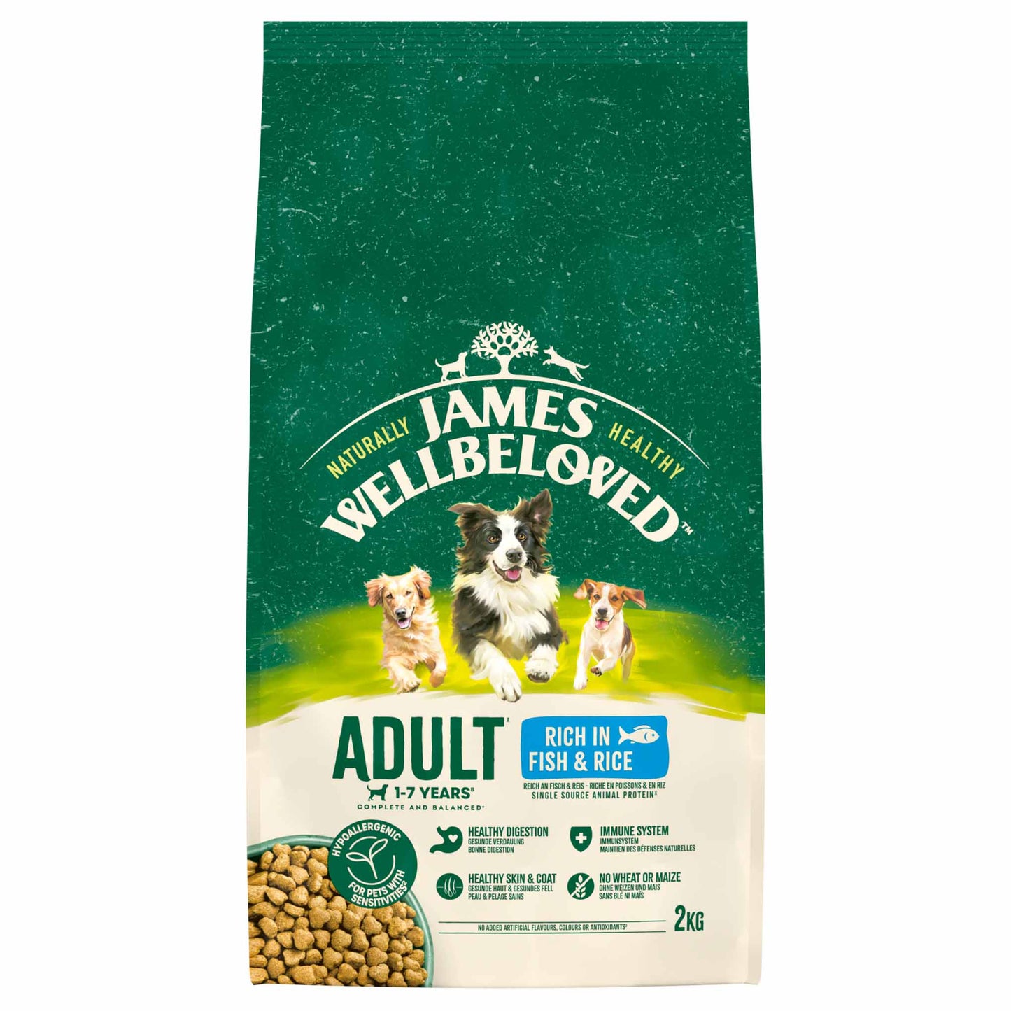 James Wellbeloved Adult Dry Dog Food - Fish & Rice
