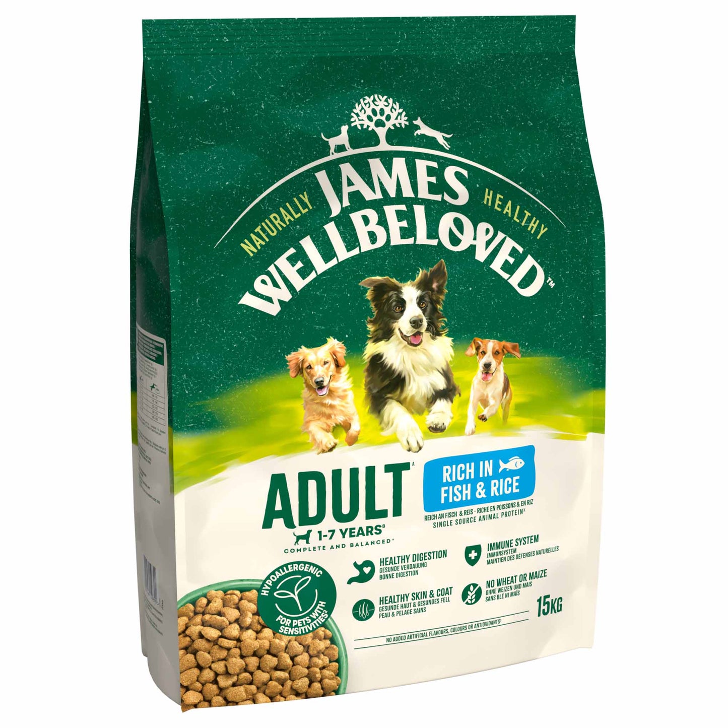 James Wellbeloved Adult Dry Dog Food - Fish & Rice