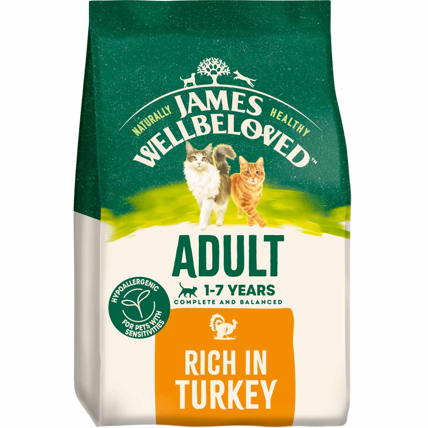 James Wellbeloved Adult Dry Cat Food - Turkey
