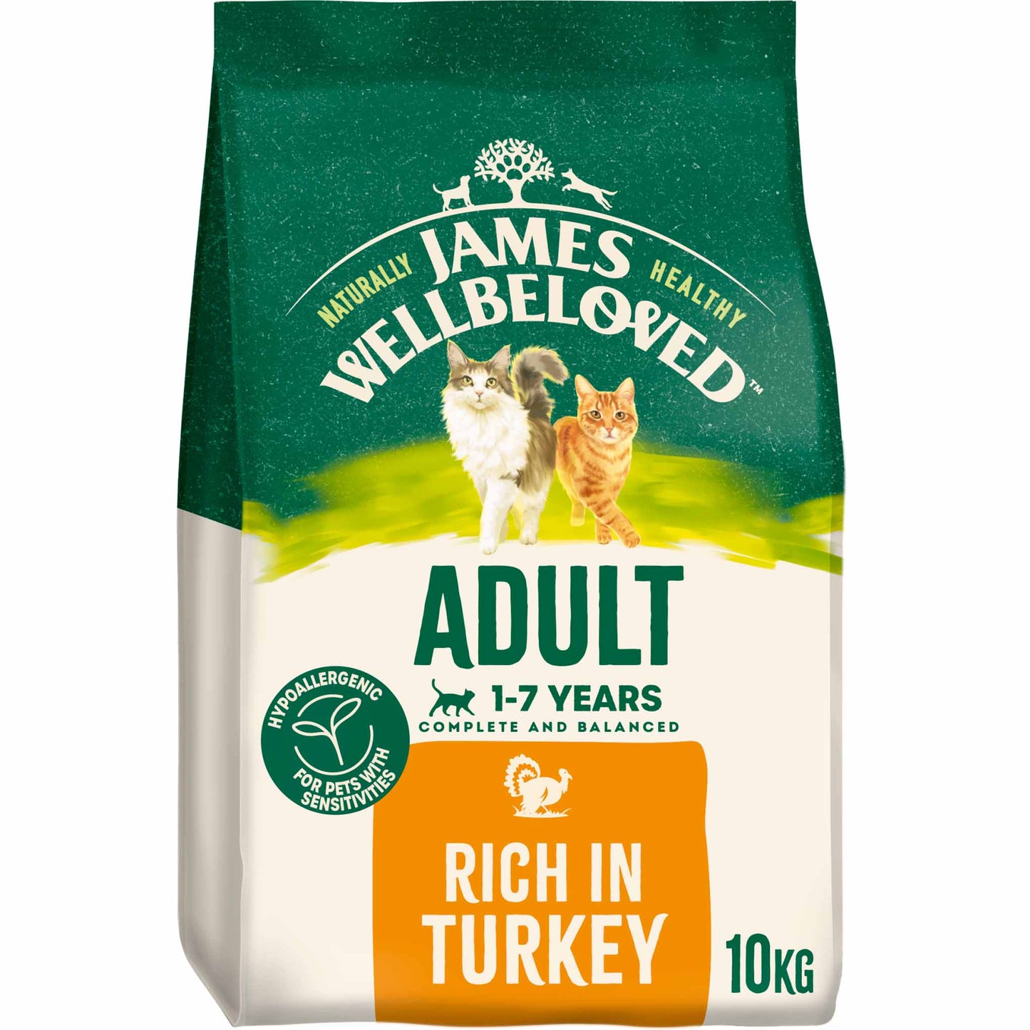 James Wellbeloved Adult Dry Cat Food - Turkey