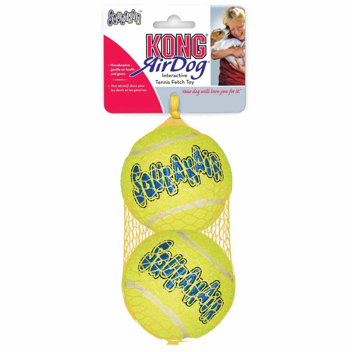 KONG Squeakair Tennis Balls - Pack of 2 - Large