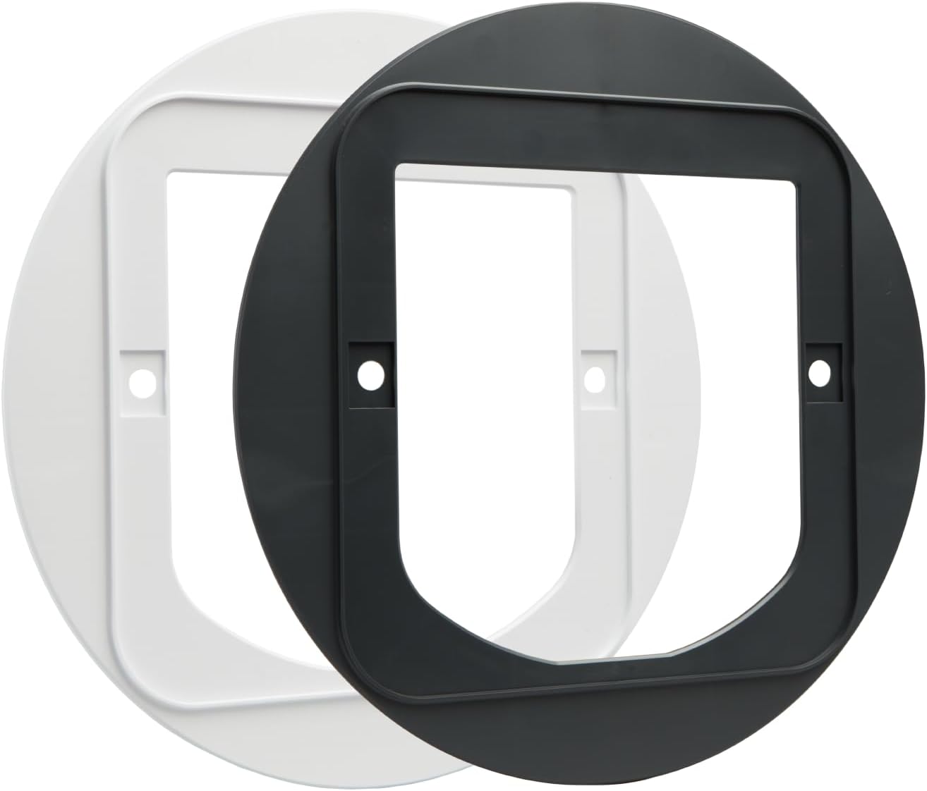 Sureflap Microchip Cat Flap Mounting Adaptor - Grey/White