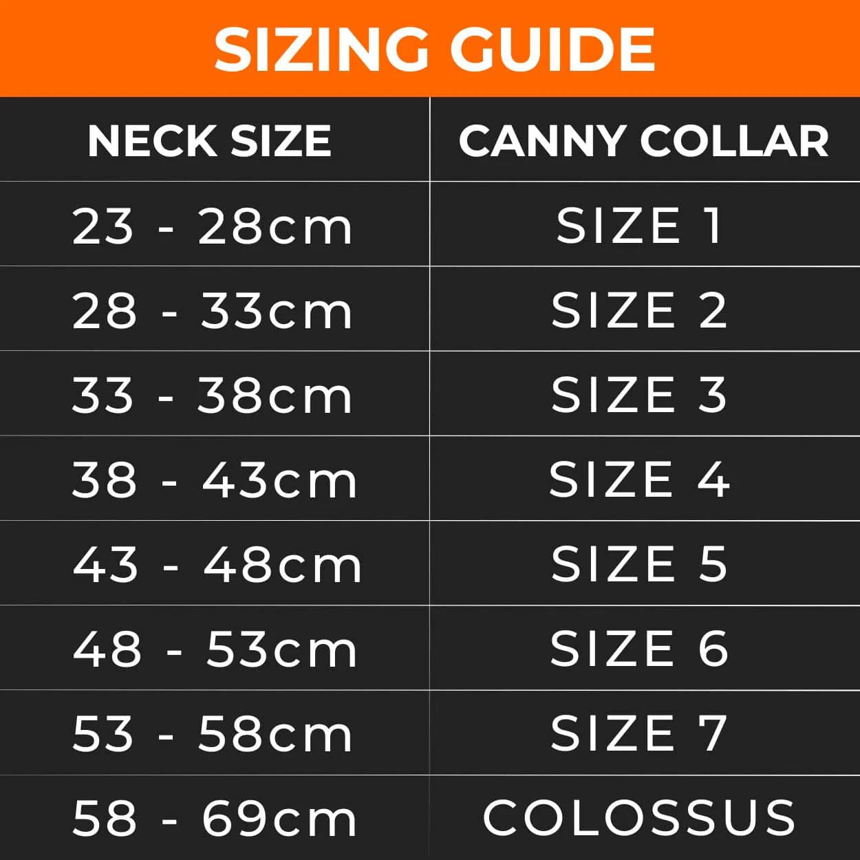 Canny Collar - Black - Size 1
