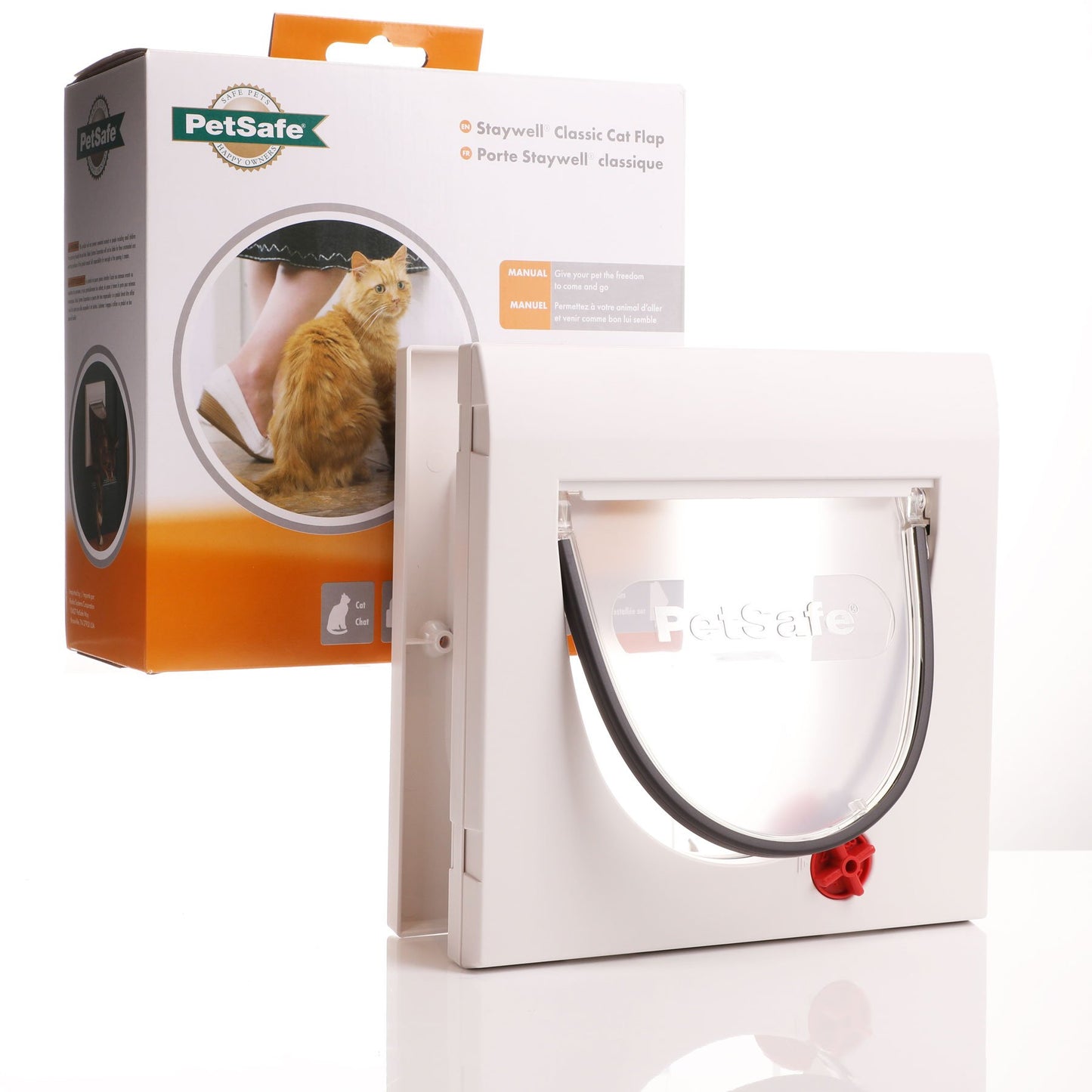 Petsafe Staywell Manual 4 Way Locking Classic Cat Flap with Tunnel