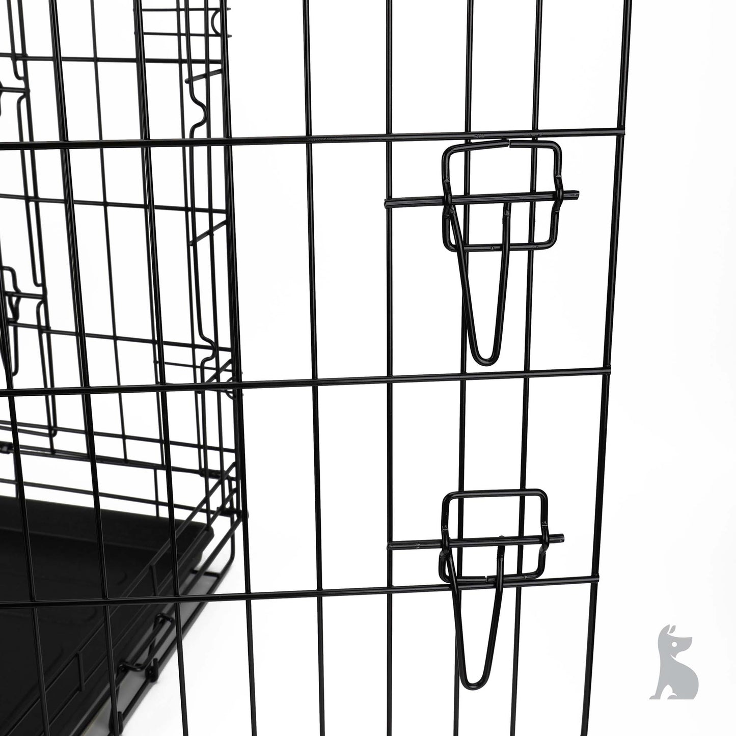 Barkshire Heavy Duty Dog Cage with Divider - XLarge 107 x 74cm