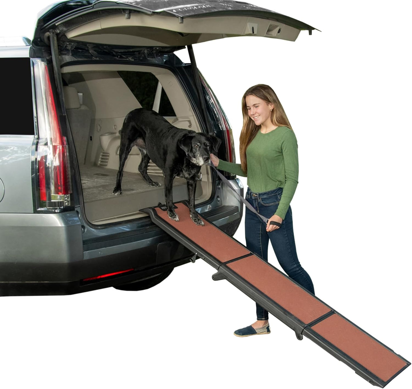 Pet Gear Travel Light Tri Fold Pet Ramp - 90kg Weight Capacity