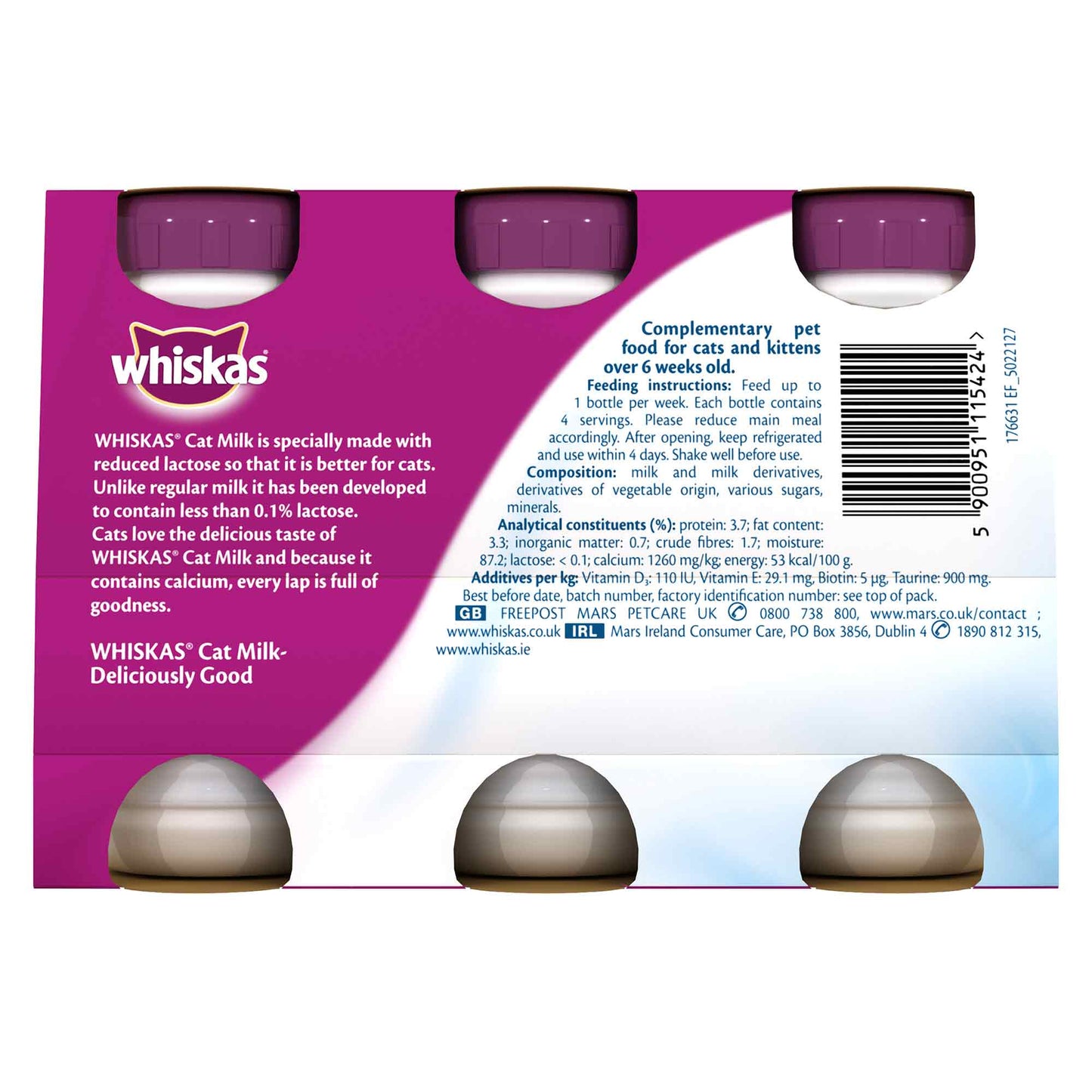 Whiskas Cat Milk - 3x200ml