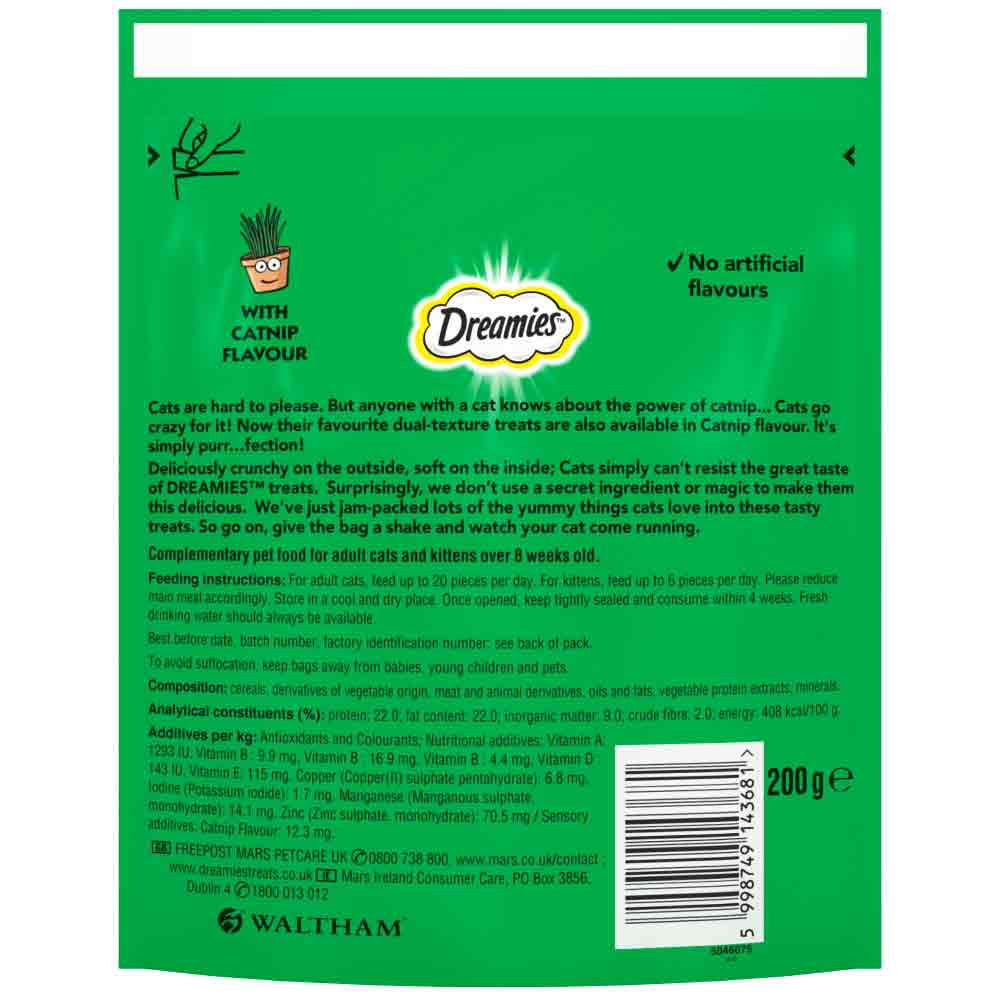 DREAMIES Cat Treats with Catnip - 200g