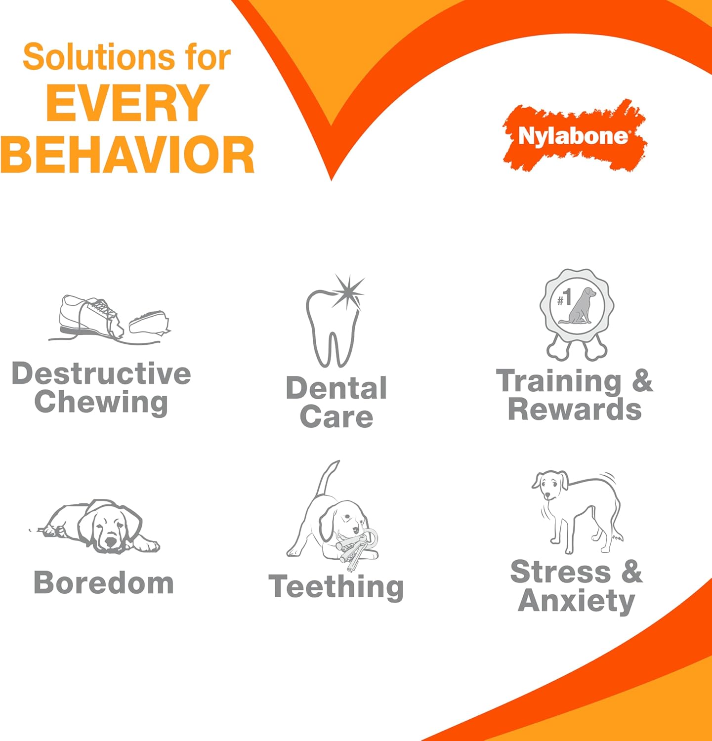 Nylabone Peanut Butter Extreme Bone - Medium