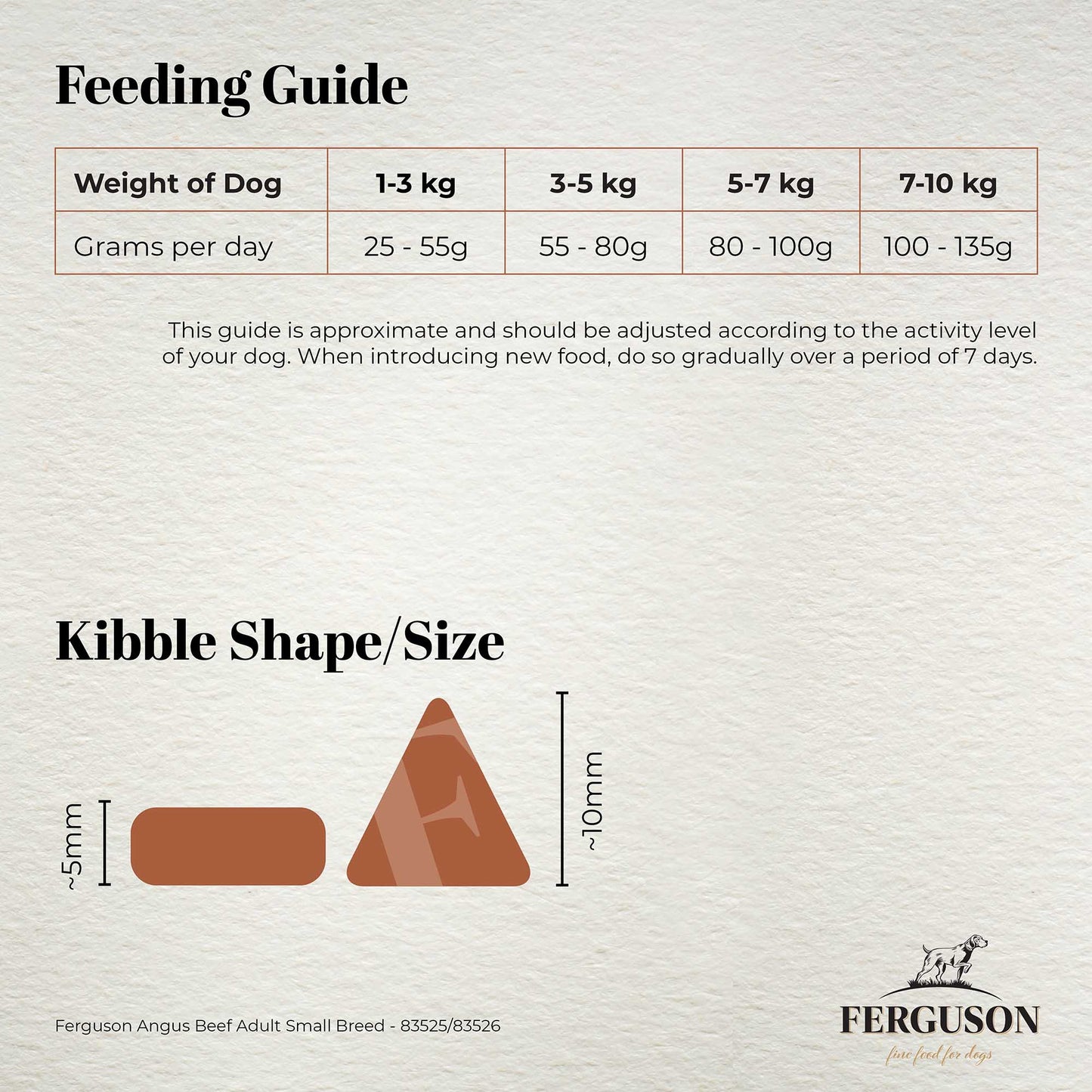Ferguson Angus Beef Small Breed Adult Dry Dog Food