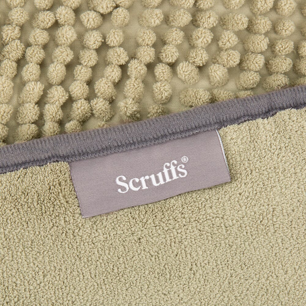Scruffs Expedition Deluxe Noodle & Microfibre Drying Dog Coat - Khaki Green