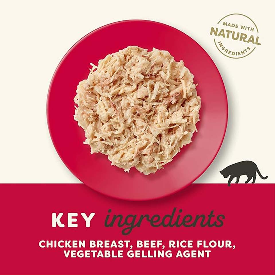 Applaws Complimentary Adult Wet Cat Food Chicken with Beef in Jelly - 16x70g Pouches