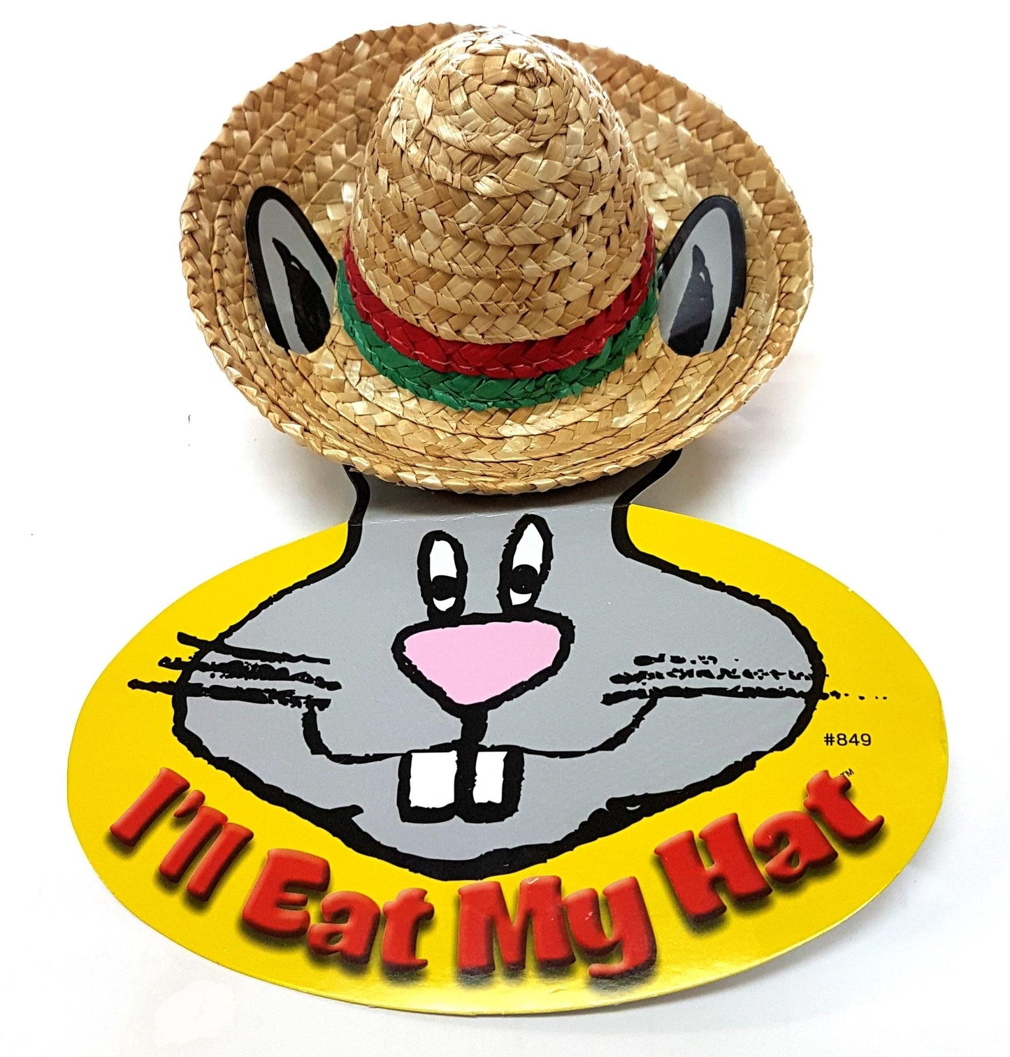 SnuggleSafe I'll Eat My Hat Rabbit Toy - 15cm Diameter