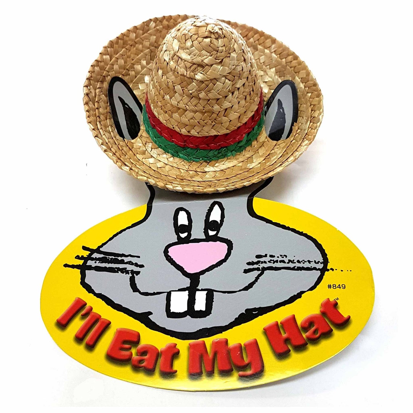 SnuggleSafe I'll Eat My Hat Rabbit Toy - 15cm Diameter