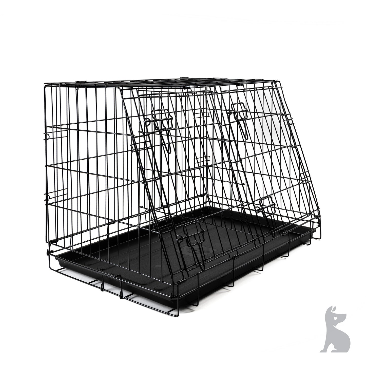 Barkshire Sloping Dog Car Crate - Medium 78 x 50cm