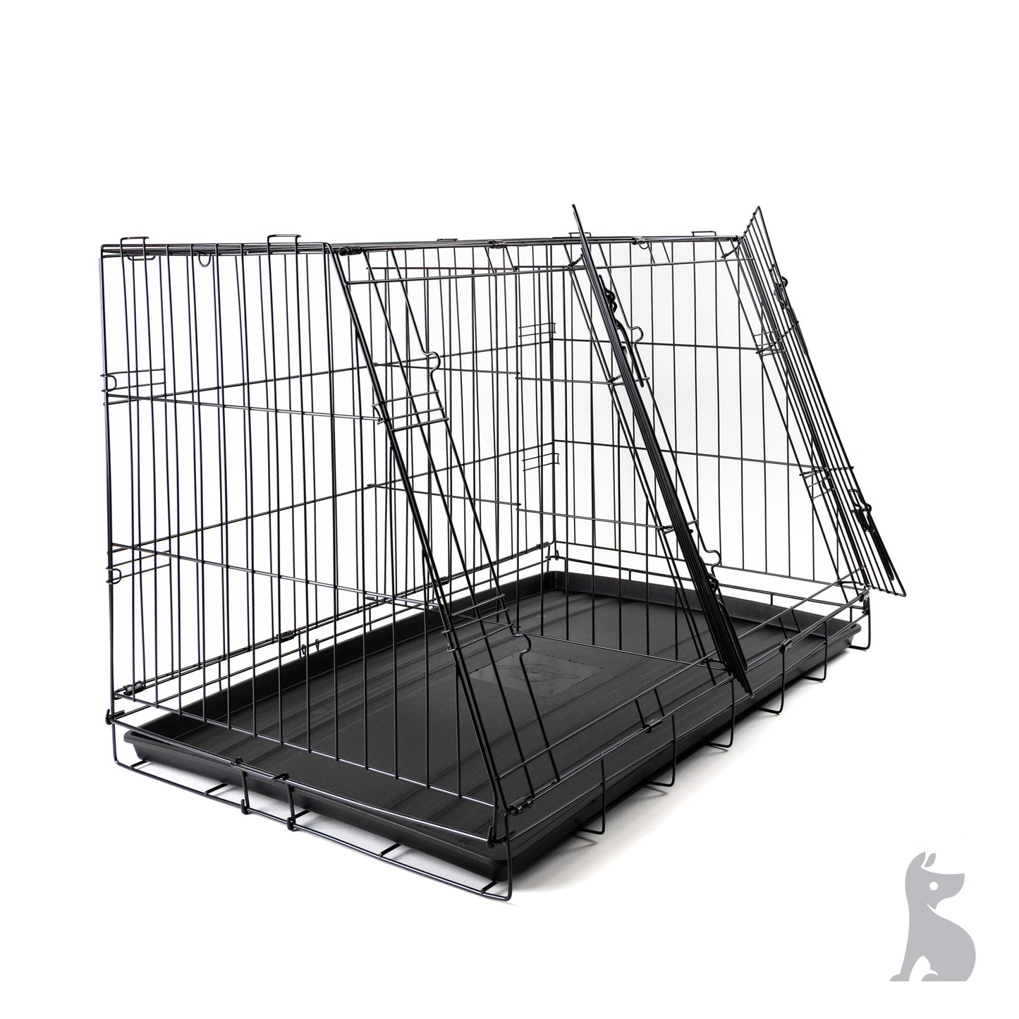 Barkshire Sloping Dog Car Crate - Large 90 x 59cm